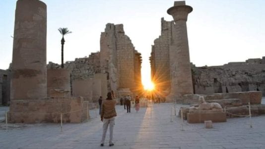 تعامد الشمس في معبد الكرنك