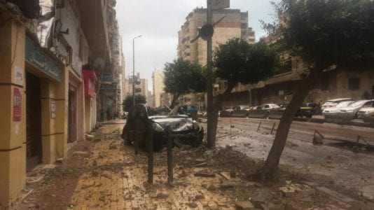 وفيات بسبب العاصفة
