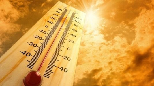 ارتفاع درجات الحرارة