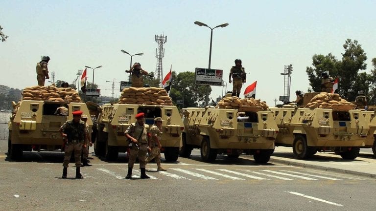 القوات المسلحة تعلن مقتل ثمانية "إرهابيين"