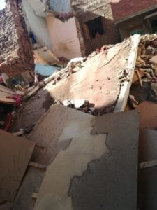 انهيار سقف مسجد