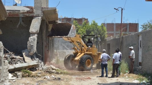 حملة إزالة في الإسكندرية