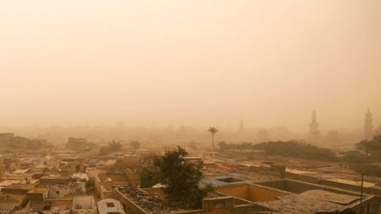 طقس سيئ في مصر