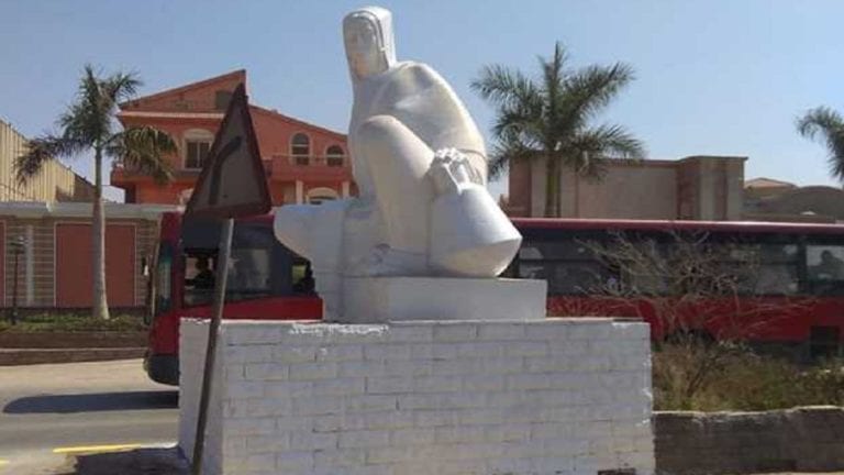 إعادة ترميم تمثال الفلاحة المصرية بعد موجة من السخرية