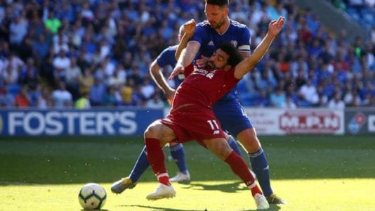 نادي ليفربول يفوز على كارديف ومنع صلاح من تسديد ضربة جزاء