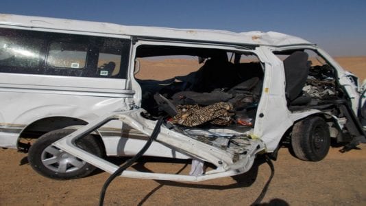 مصرع 14 شخصا وإصابة 48 في حوادث طرق مختلفة