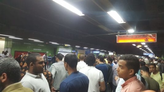 تعطل حركة المترو