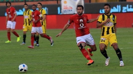 مبارة الأهلى والمقاولون العرب