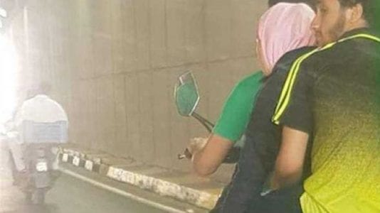 "فتاة الموتوسيكل".. بلاغ ضد صاحب القصة المفبركة