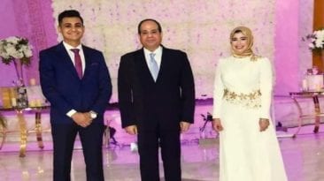 جواز بقرار جمهوري.. السيسي يشهد على عقد قران عروسين