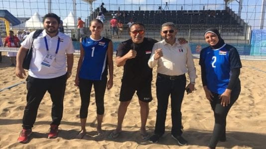 مصر تفوز بذهبية الكرة الطائرة الشاطئية للسيدات في الألعاب الإفريقية