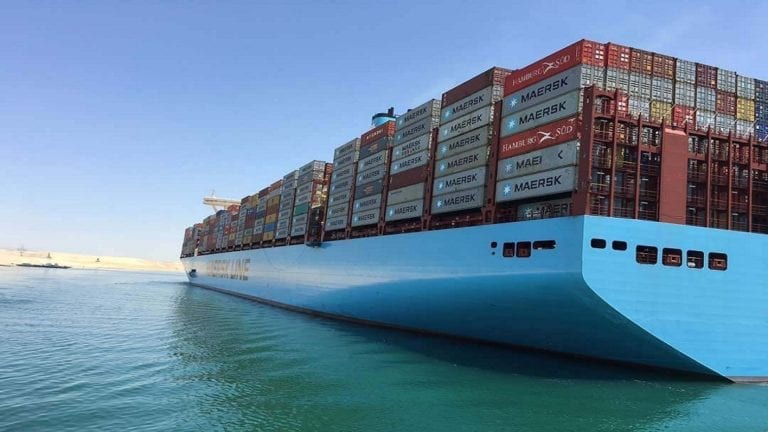 اليوم.. عبور أكبر سفينة حاويات في العالم قناة السويس