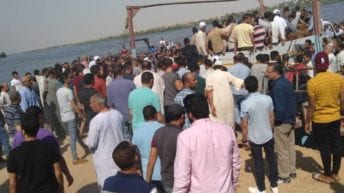 تشييع جنازة ثلاثة حجاج من أسرة واحدة في بني سويف (صور)