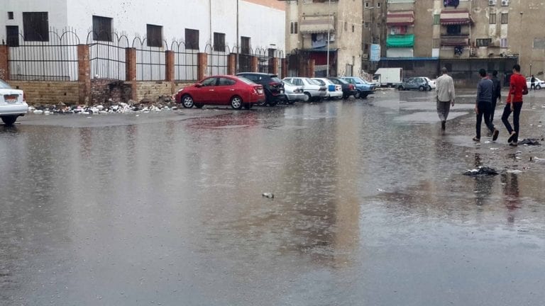 سقوط أمطار رعدية في مصر