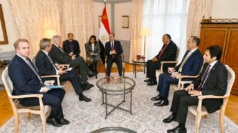 السيسي يلتقي وزير الداخلية الألماني: التعاون ضد الإرهاب