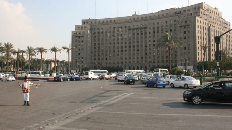 تزيين ميدان التحرير
