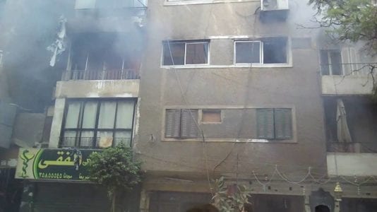 مصرع 3 أطفال ووالدهم في حريق شقة بفيصل: ماس من مدفأة