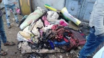 حرائق في قرية 47 الشراقوة بكفر الشيخ