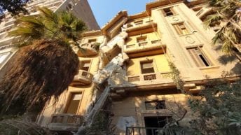 انهيار عقار أثري بشكل جزئي في القاهرة